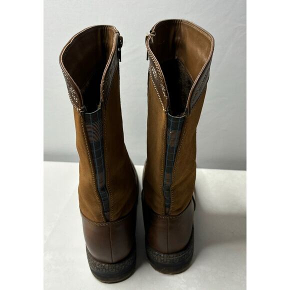 Muk Luks Women's Western Faux Leather Logger Whistler Boots Size 9. SEE PICS - Picture 4 of 10